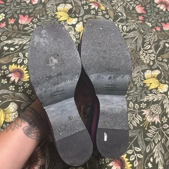 Hermés Colorful Platform Sandals - Picture 6 of 9